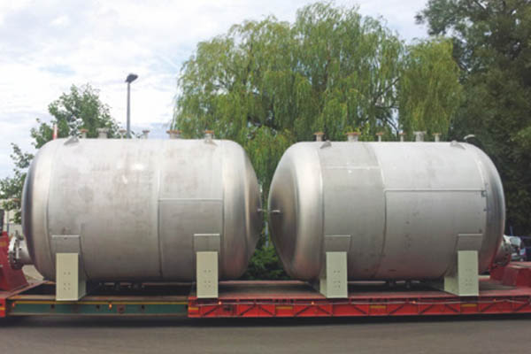Process water tanks