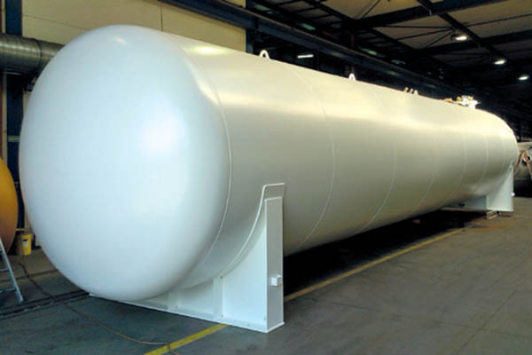 Aboveground LPG tanks