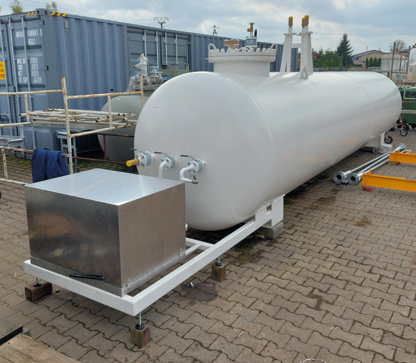 Aboveground LPG tanks