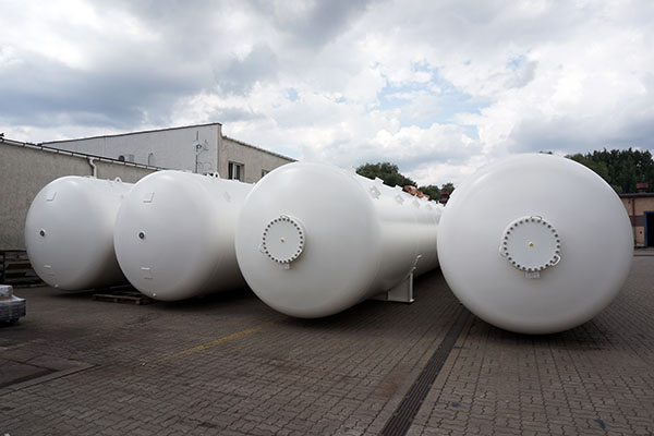 Aboveground LPG tanks