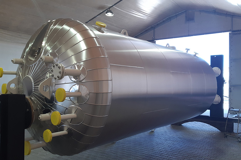 Teflon-coated tanks – chemical waste storage