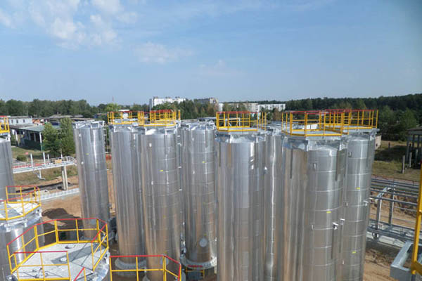 Aboveground vertical tanks