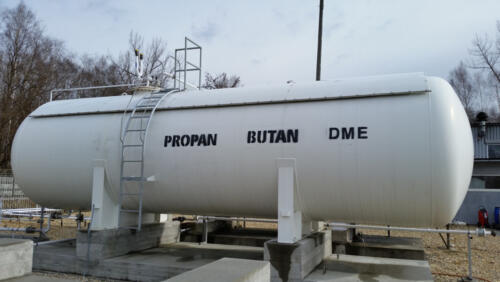 DME tank, 45 m3 with sunroof