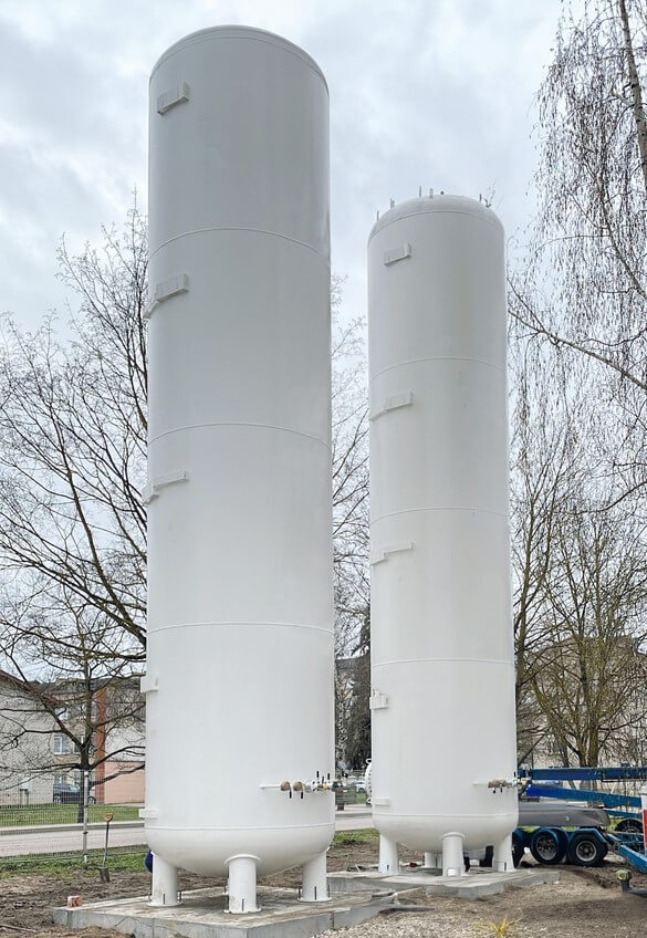 Vertikale LPG-Tanks